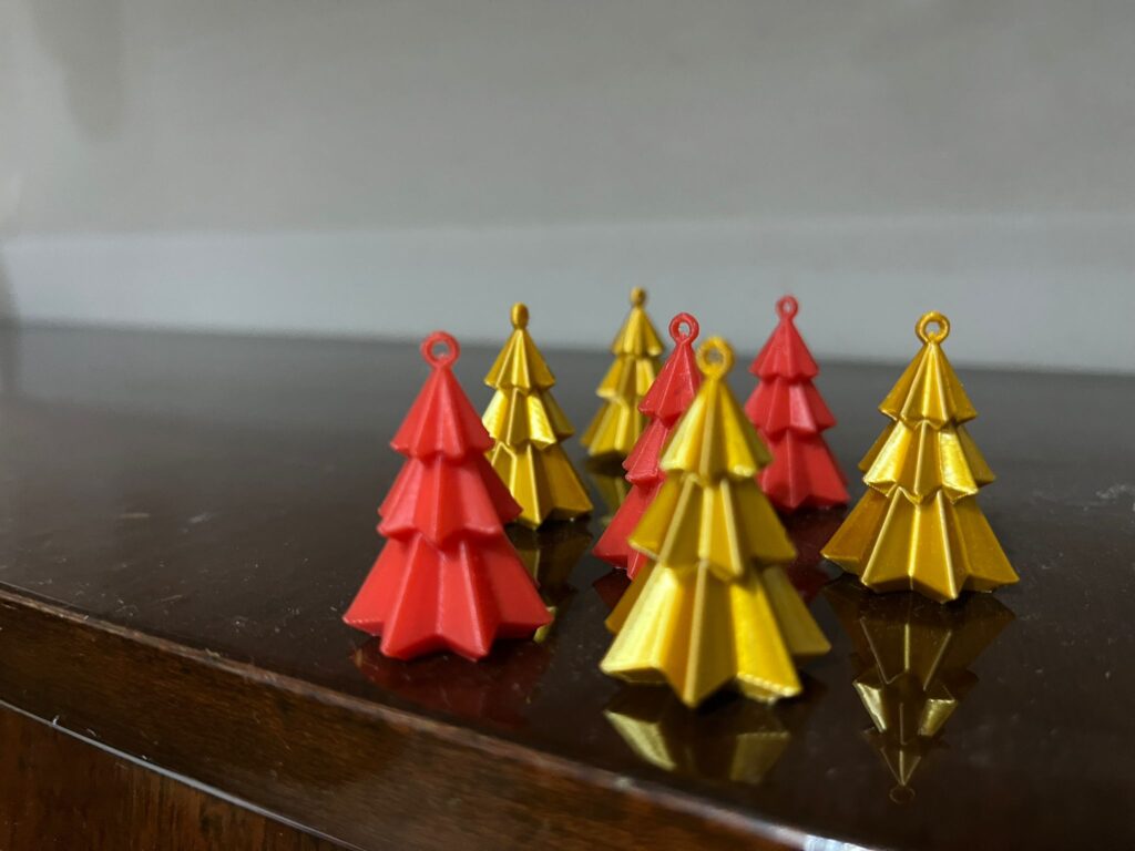 alberetti stampati in 3D con precisione millimetrica